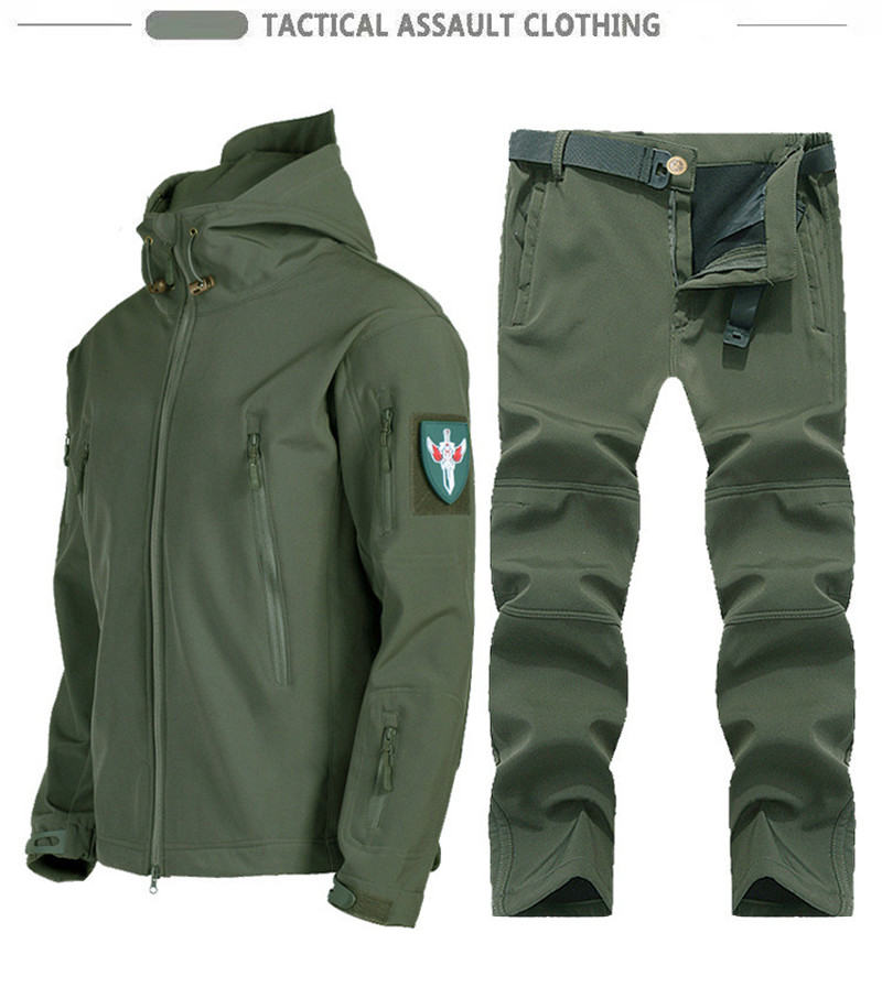New Soft Shell Tactical Jacket - огляд і ціна Camouflage Hunting Jacket