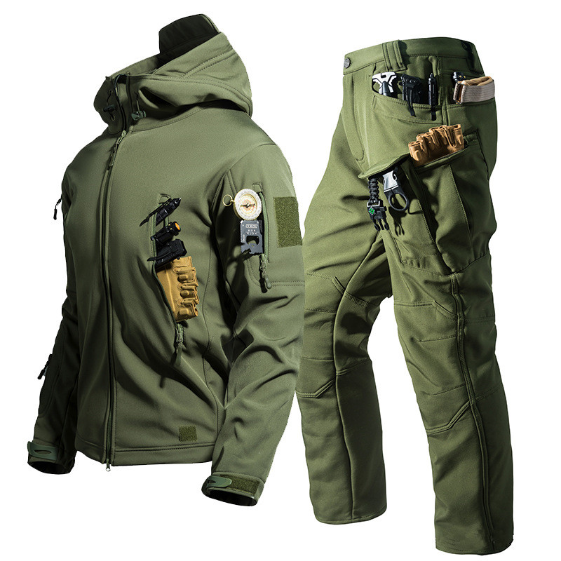 New Soft Shell Tactical Jacket - огляд і ціна Camouflage Hunting Jacket