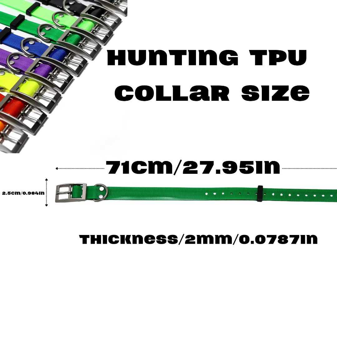 2.5cm Wide Heavy‑Duty TPU Dog  - огляд і ціна Outdoor Hunting Dog Collar
