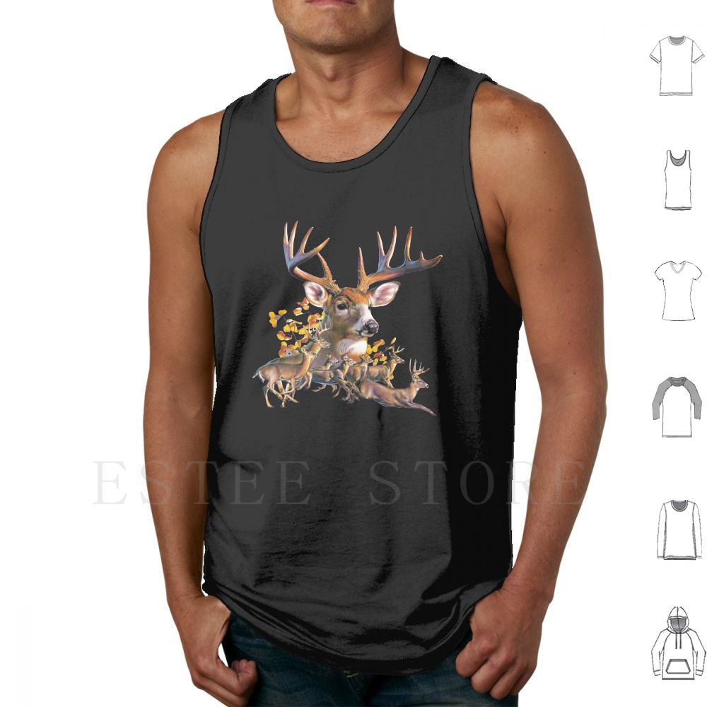 Deer Collage Tank Tops Vest Sl - огляд і ціна Wildman Hunting & Outdoor