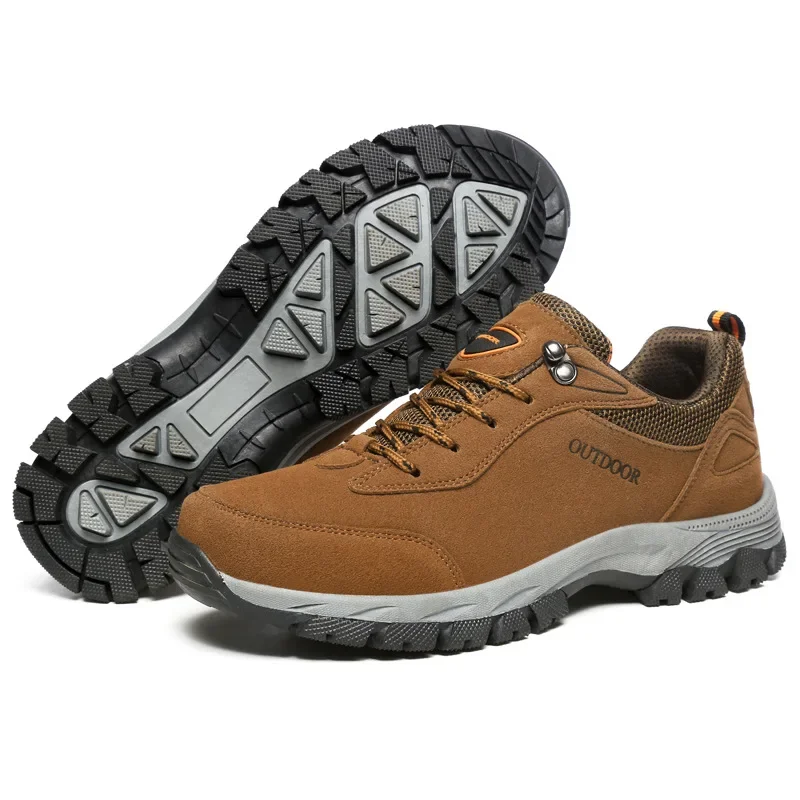 Men's Hiking Shoes Suede Leath - огляд і ціна Hunting Outdoor Boots