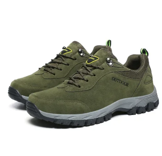 Men's Hiking Shoes Suede Leath - огляд і ціна Hunting Outdoor Boots
