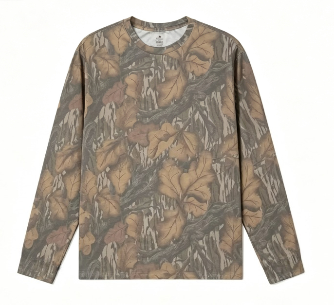 Camo Long Sleeve T‑Shirt Tree  - огляд і ціна Outdoor Hunting Prints