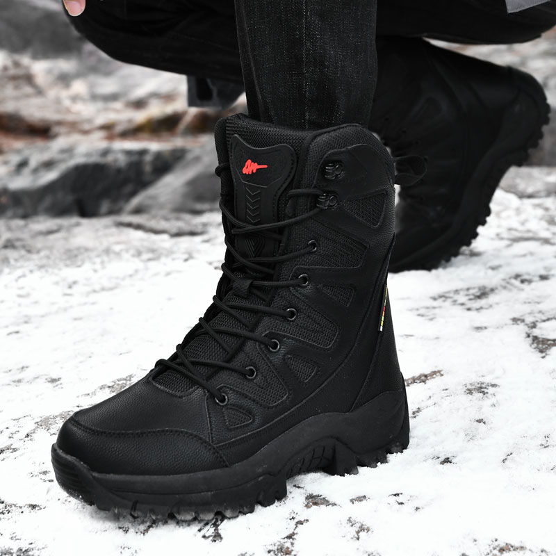 Men Motorcycle Tactical Boots  - огляд і ціна Hunting Outdoor Boots