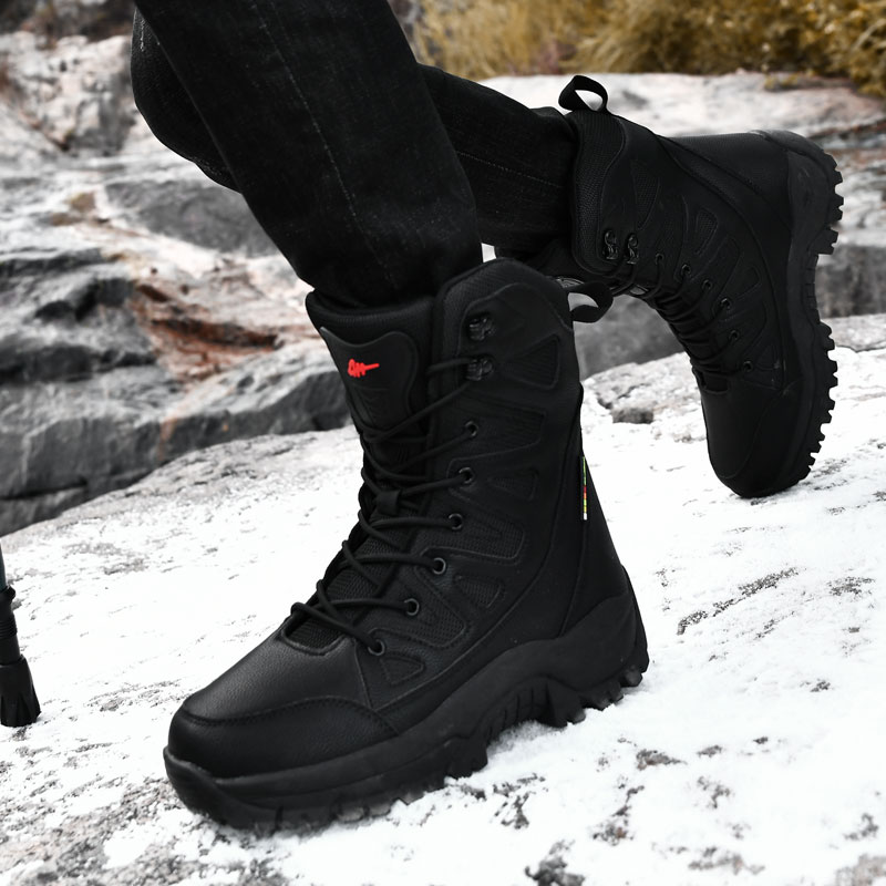 Men Motorcycle Tactical Boots  - огляд і ціна Hunting Outdoor Boots