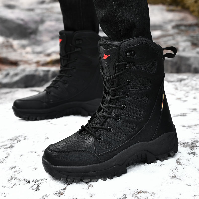 Men Motorcycle Tactical Boots  - огляд і ціна Hunting Outdoor Boots